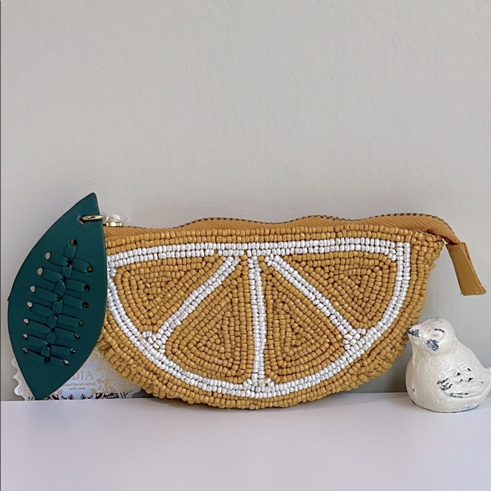Artisan Beaded Bag Charm Coins Purse New With Tag 🏷️